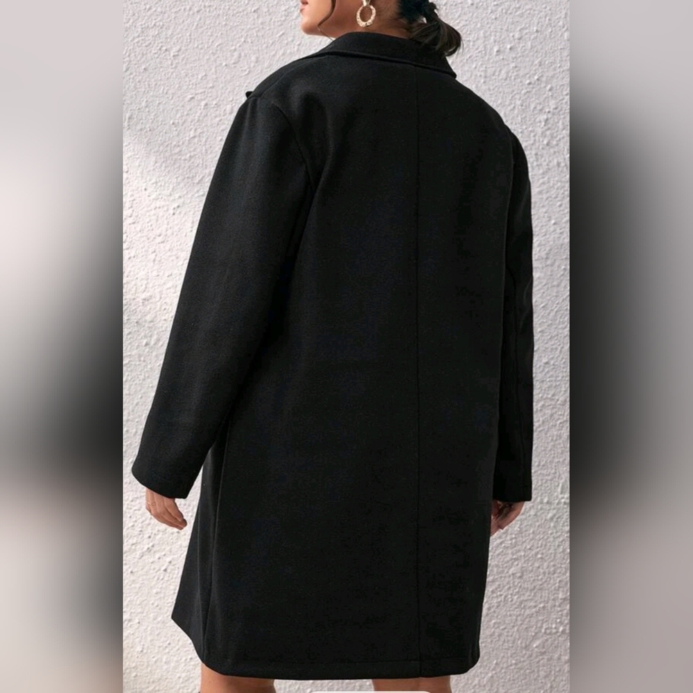 Double-breasted coat - Picture 2 of 15